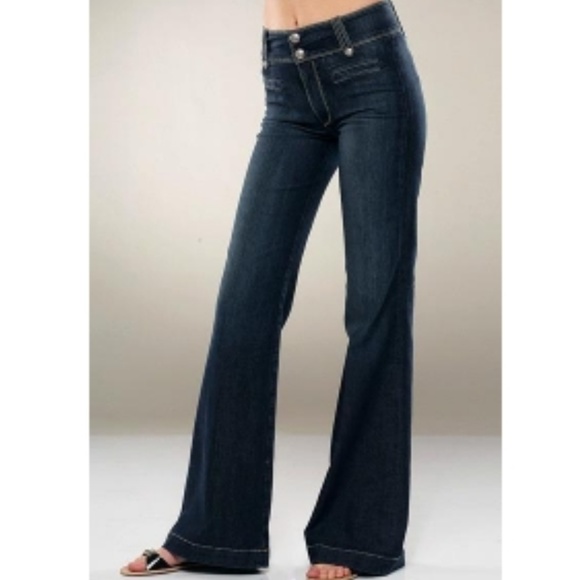 skinny and wide leg jeans